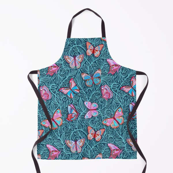 Aperçu de l'œuvre Papillon Art Nouveau en Rose et Bleu créée et vendue par micklyn.