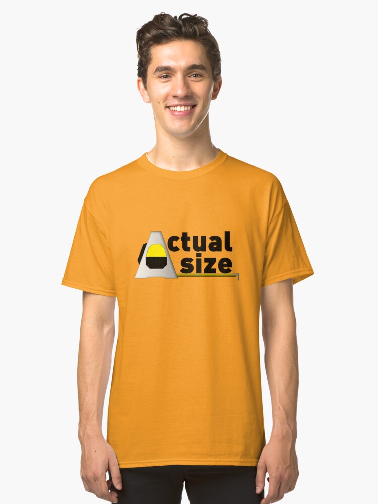 Alternate view of Actual Size Classic T-Shirt