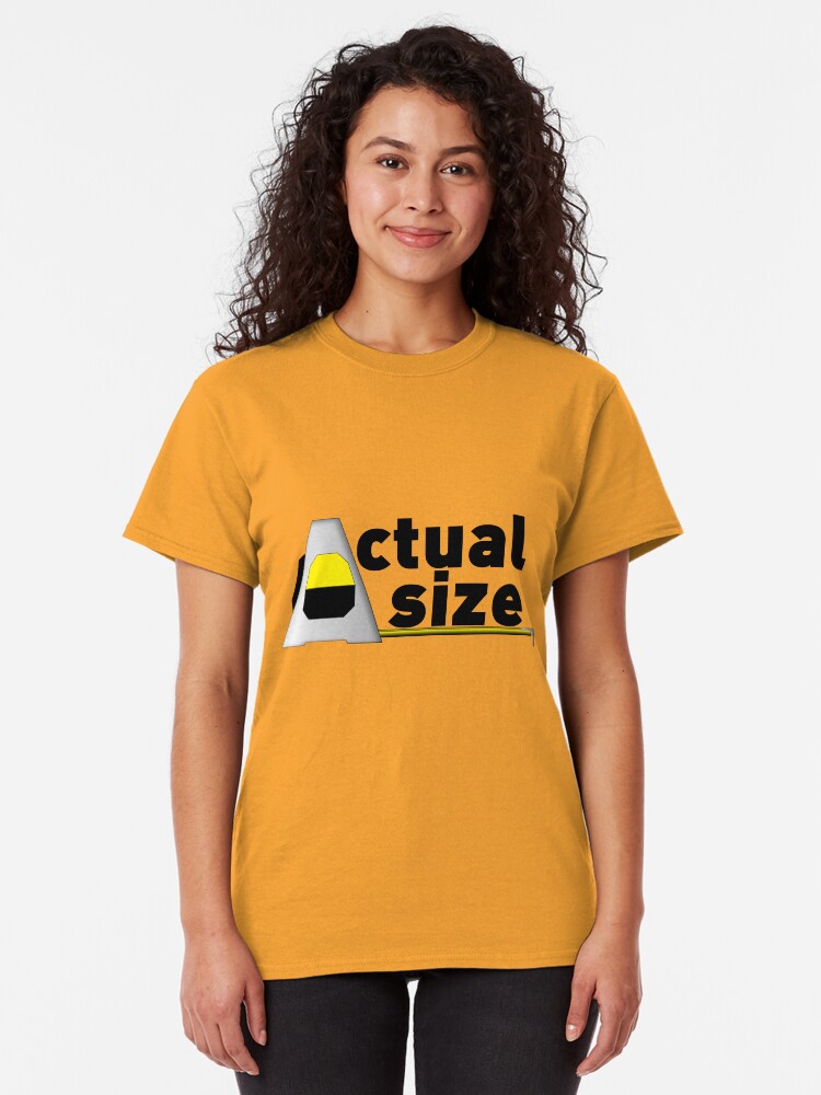 Alternate view of Actual Size Classic T-Shirt