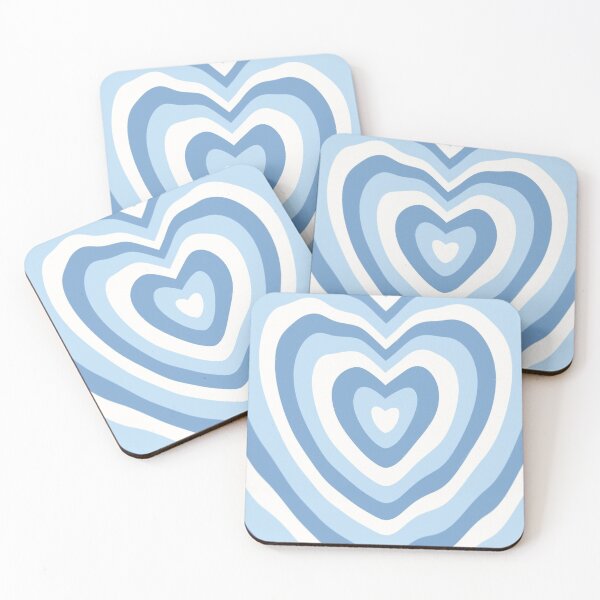 Item preview, Trandy wavy blue heart. designed and sold by Violonchella.