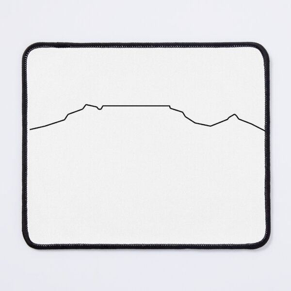 Item preview, Table mountain - minimalistic, black line drawing designed and sold by Marlienart.
