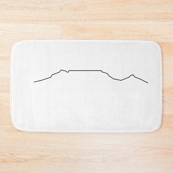 Item preview, Table mountain - minimalistic, black line drawing   designed and sold by Marlienart.