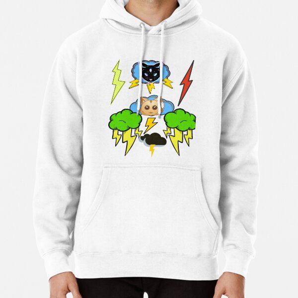 Lightning Cat Hoodies Sweatshirts for Sale Redbubble