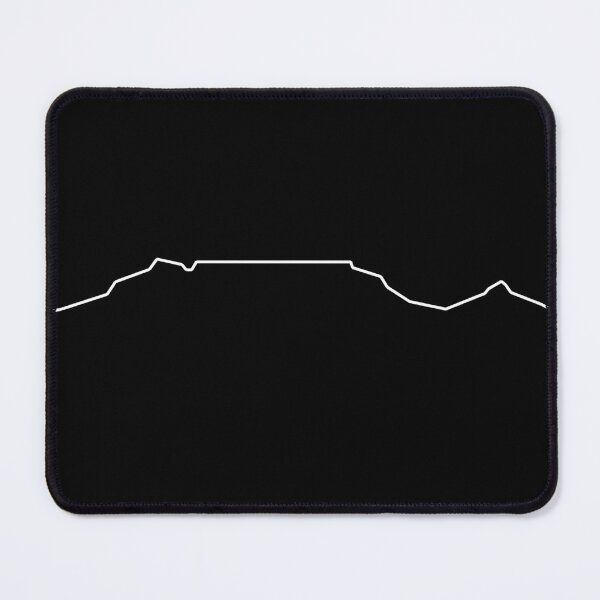Item preview, Table Mountain, South Africa - Black and white minimalistic and modern line drawing designed and sold by Marlienart.