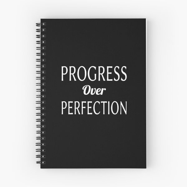 Item preview, Progress Over Perfection - Motivation - Saying designed and sold by AsmArt-co.