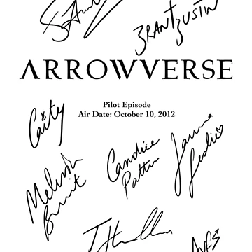 Artwork thumbnail, Arrowverse Script Design by MoopMerch