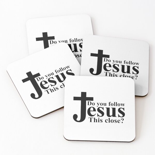 Item preview, Do You Follow Jesus This Close? - Jesus Closely Car Decal Magnet designed and sold by Raminovitch.