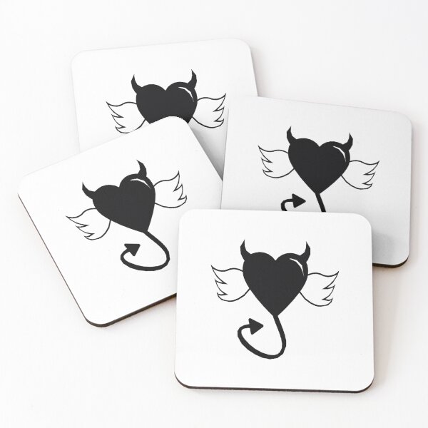 Item preview, Devil Heart With Wings - special halloween design designed and sold by mooys.