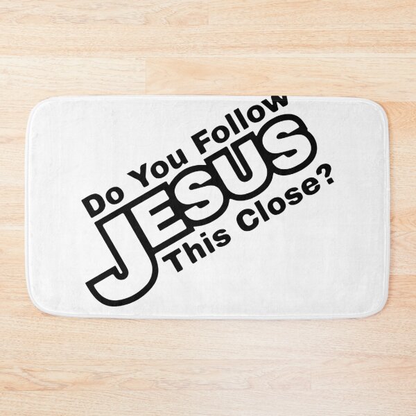 Item preview, Do You Follow Jesus This Close? - Jesus Closely Car Decal Magnet designed and sold by Raminovitch.