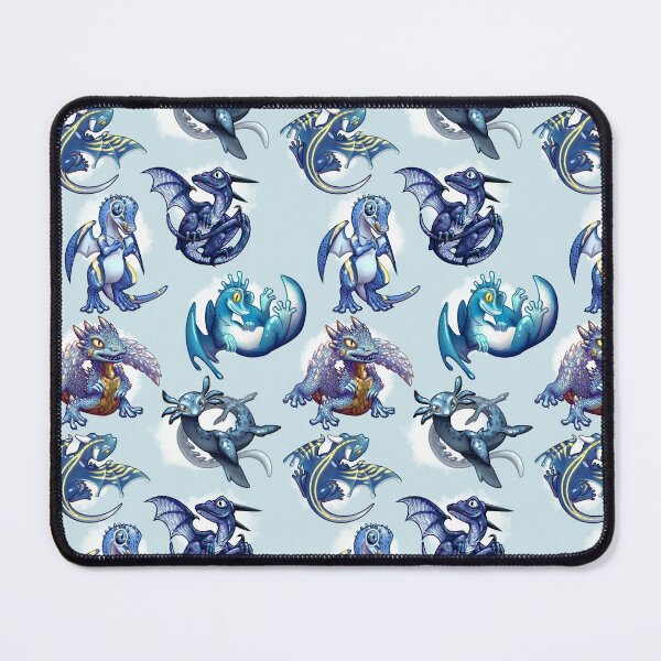 Item preview, 6 small blue dragonets designed and sold by Hasur.