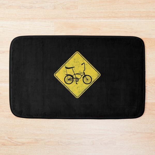Item preview, Retro 1970's Bike Crossing Sign designed and sold by twHistory.