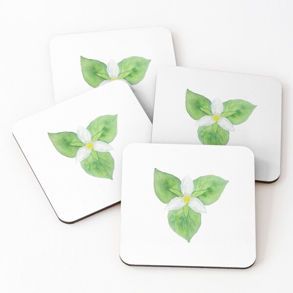 Item preview, Watercolor Trillium Flower designed and sold by paintedpansy.