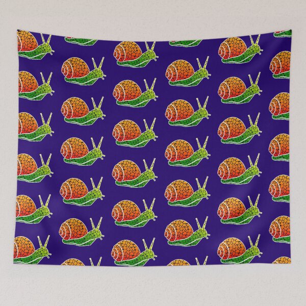 Item preview, The Snail - Mosaic Silhouette designed and sold by Happy Puppy Print On Demand.