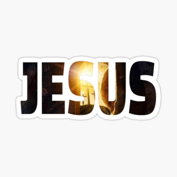 "Jesus" Sticker For Sale By MikkiVEvans | Redbubble