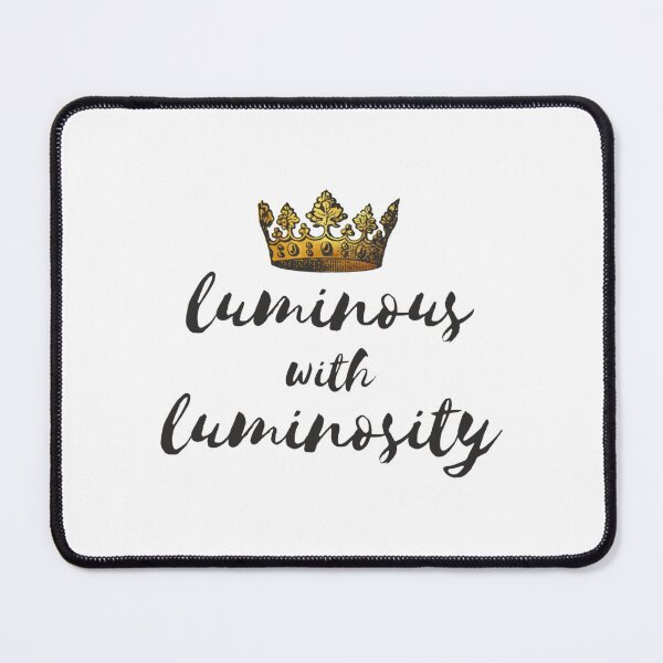 Item preview, Luminous The Great Velementov Quote Crown designed and sold by JTSgiftsCo.