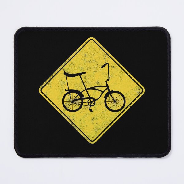 Item preview, Retro 1970's Bike Crossing Sign designed and sold by twHistory.