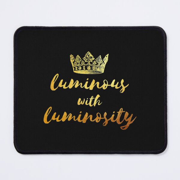 Item preview, Luminous The Great Velementov Quote Gold Texture designed and sold by JTSgiftsCo.