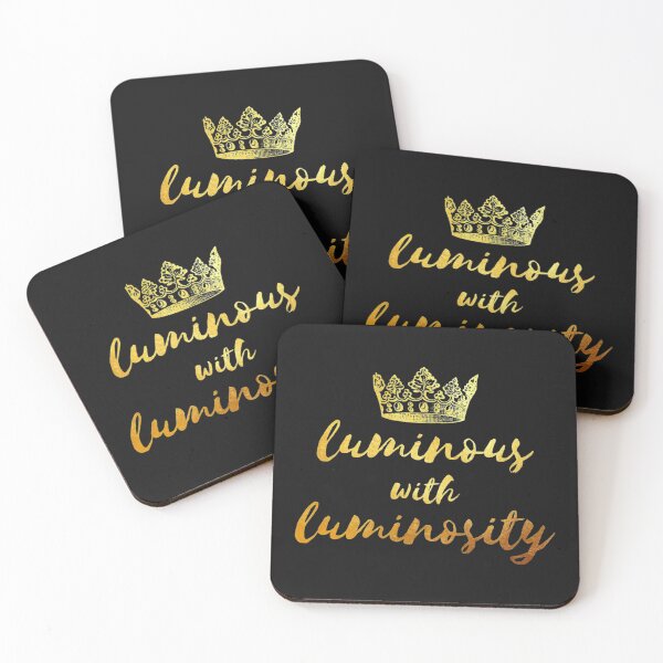 Item preview, Luminous  The Great  Velementov Quote  Gold Texture   designed and sold by JTSgiftsCo.