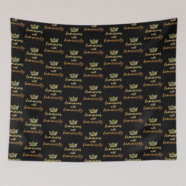 Item preview, Luminous  The Great  Velementov Quote  Gold Texture   designed and sold by JTSgiftsCo.