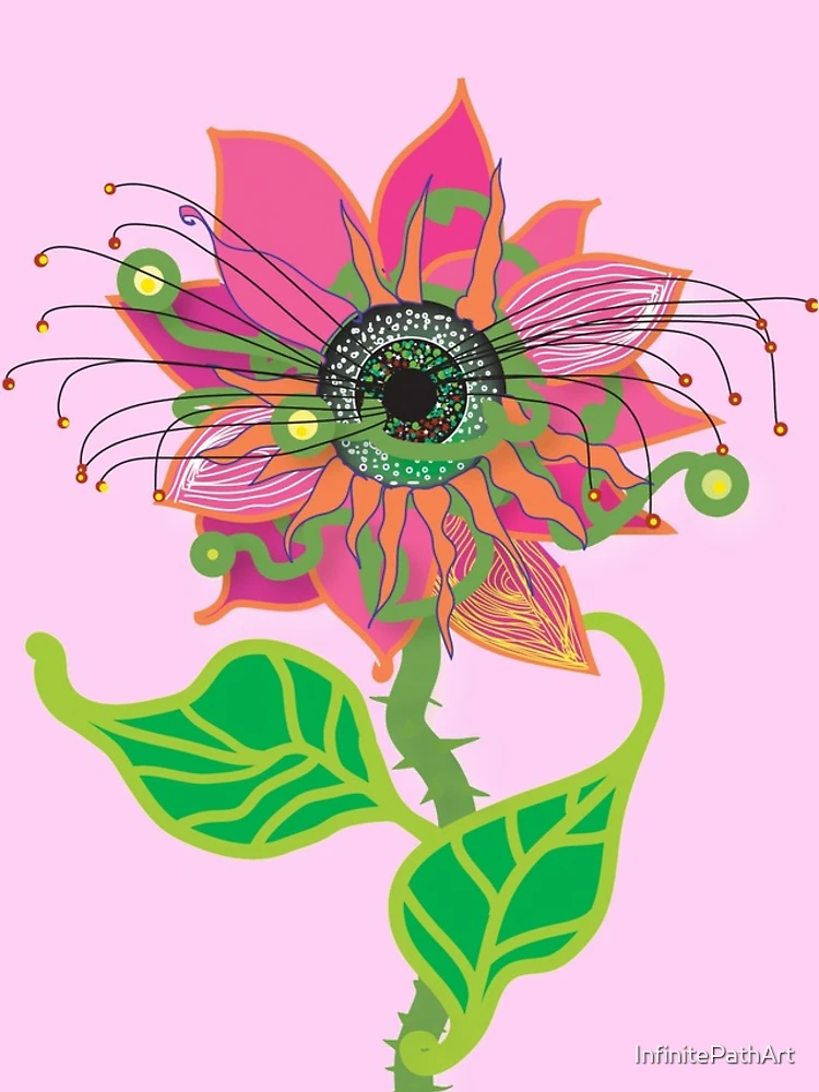 Thumbnail 5 of 5, iPhone Case, Flower Vision designed and sold by InfinitePathArt.