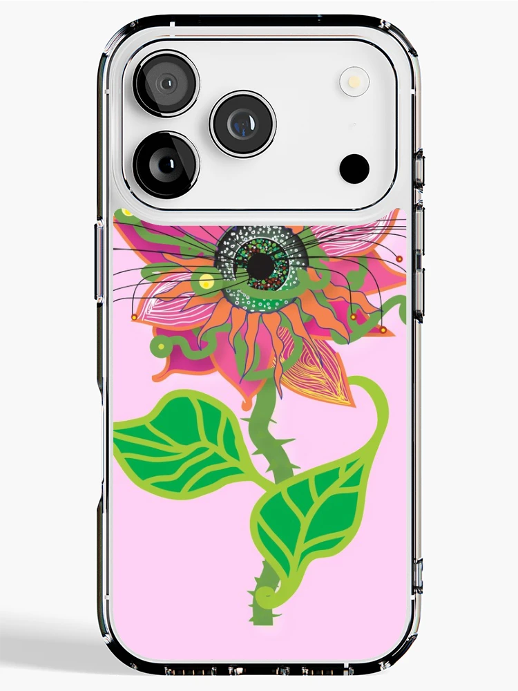 Thumbnail 1 of 5, iPhone Case, Flower Vision designed and sold by InfinitePathArt.