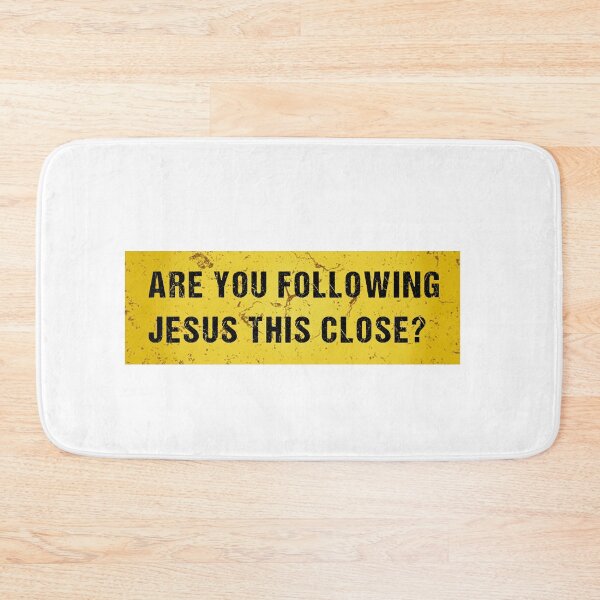 Item preview, Do You Follow Jesus This Close Bumper Sticker?  designed and sold by Raminovitch.