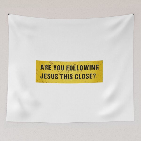 Item preview, Do You Follow Jesus This Close Bumper Sticker?  designed and sold by Raminovitch.
