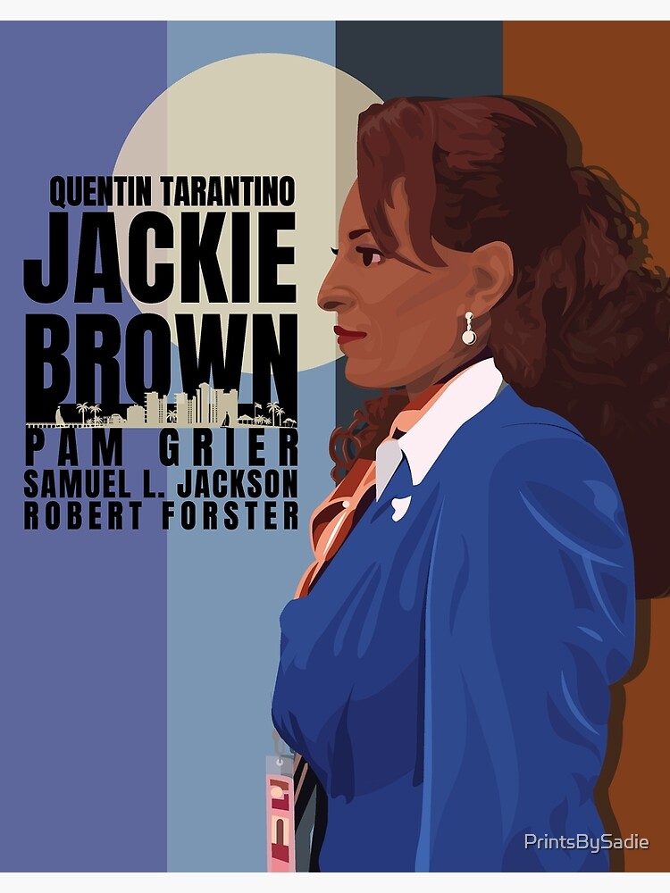 Jackie Brown Tarantino Minimalist Movie Art