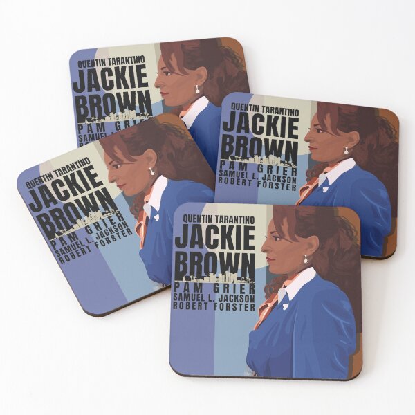 Artikelvorschau, Jackie Brown Tarantino Minimalistische Filmkunst entworfen und verkauft von PrintsBySadie.