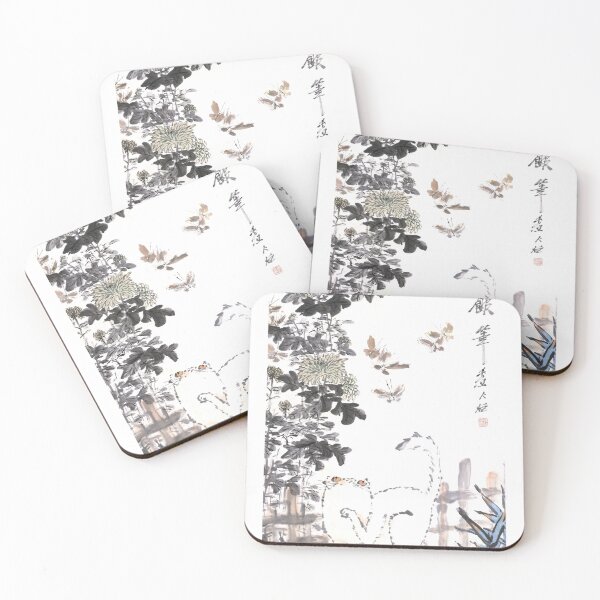 Item preview, Cat and Butterfly - Chinese Painting designed and sold by xm-h.