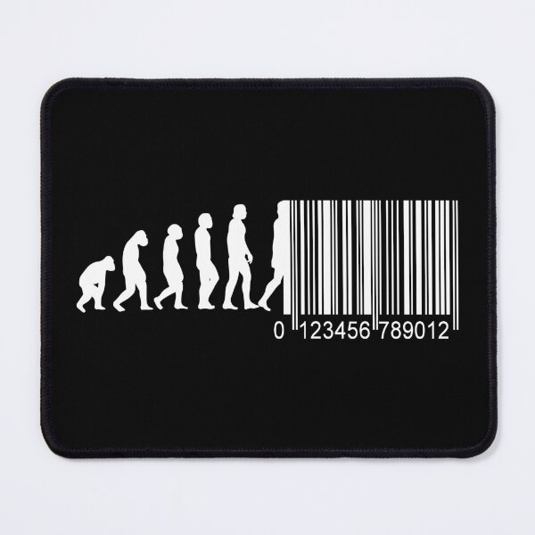 Item preview, Evolution of Man Barcode designed and sold by SkyAfterDusk.