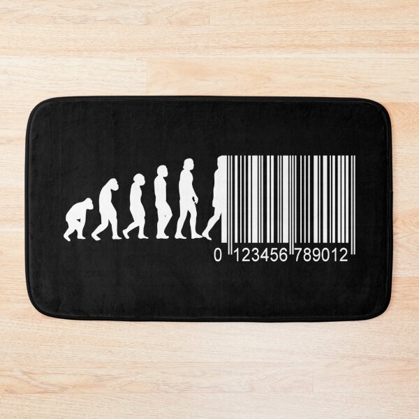 Item preview, Evolution of Man Barcode designed and sold by SkyAfterDusk.