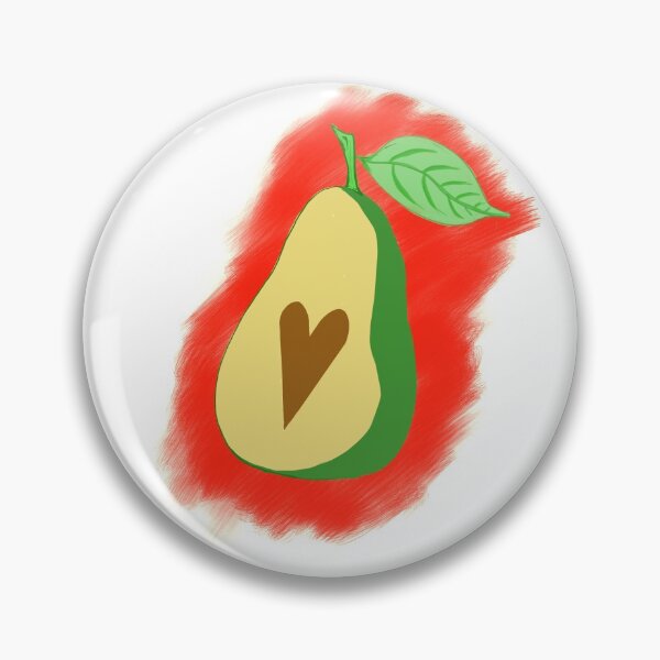 Item preview, The Valentine Avocado on heat  designed and sold by iancoppack.