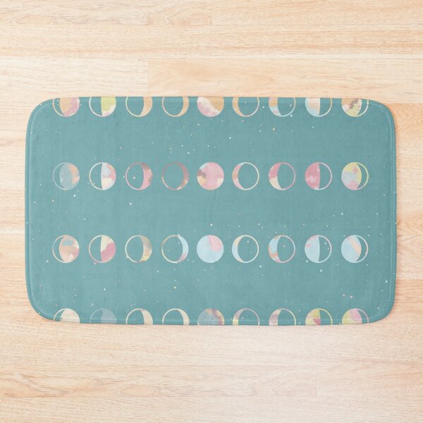 Item preview, Bright Blue Moon Phase  designed and sold by Moon Fern Vintage.