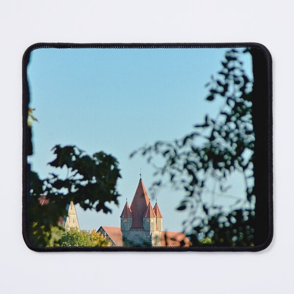 Item preview, View through the wall to a city tower of Rothenburg ob der Tauber designed and sold by frankuffmann.