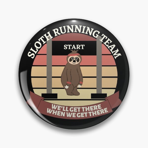 Item preview, Sloth Running Team Fitness Marathon  designed and sold by Orchyd.