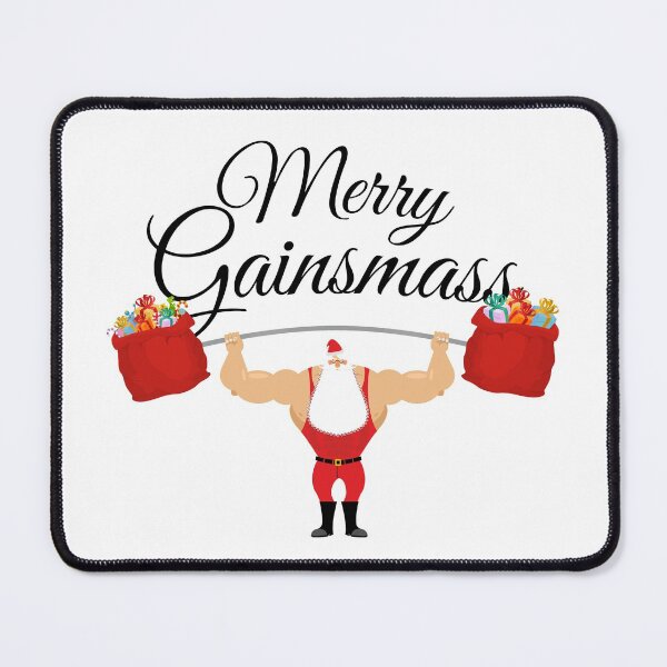 Item preview, Christmas Gains | Weight Lifting Santa | Christmas Gift | Hench designed and sold by itsokaybyme.