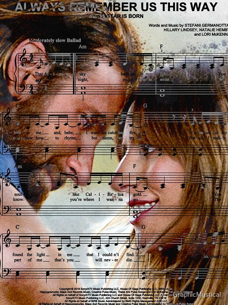 Lady Gaga Always remember us this way iPhone Case