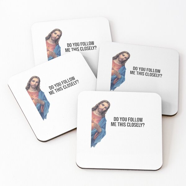 Item preview, Are you following Jesus this Close?- jesus quotes short designed and sold by Raminovitch.