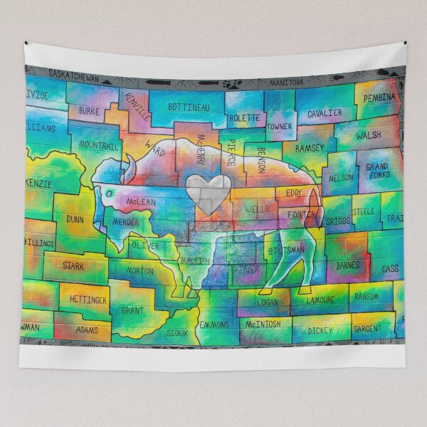 Item preview, Colorful Counties of ND designed and sold by Jerry Walter.