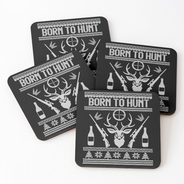 Item preview, Born To Hunt Merry Christmas designed and sold by Qudkin.