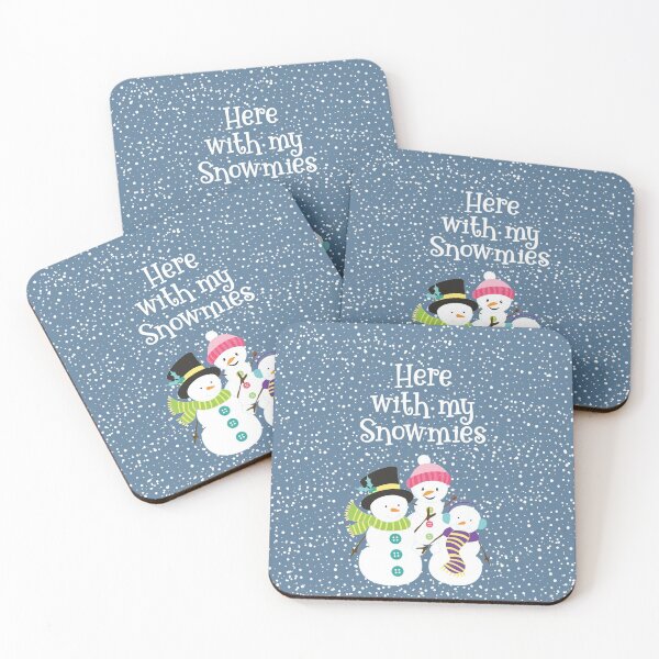 Item preview, Here with my snowmies - Cute winter holidays designed and sold by Kidzz.