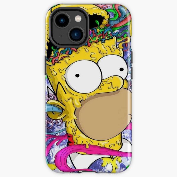 Crazy Homer iPhone Tough Case