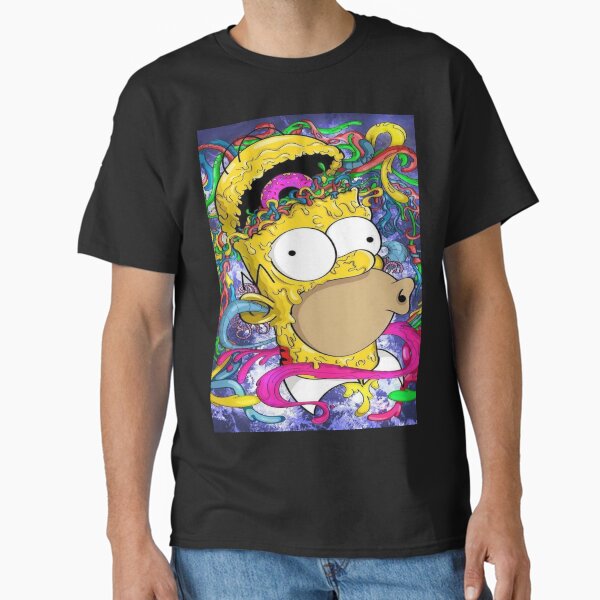 Vista previa del artículo con la obra «Homero loco», diseñado y vendido por LUNAROSsAa.