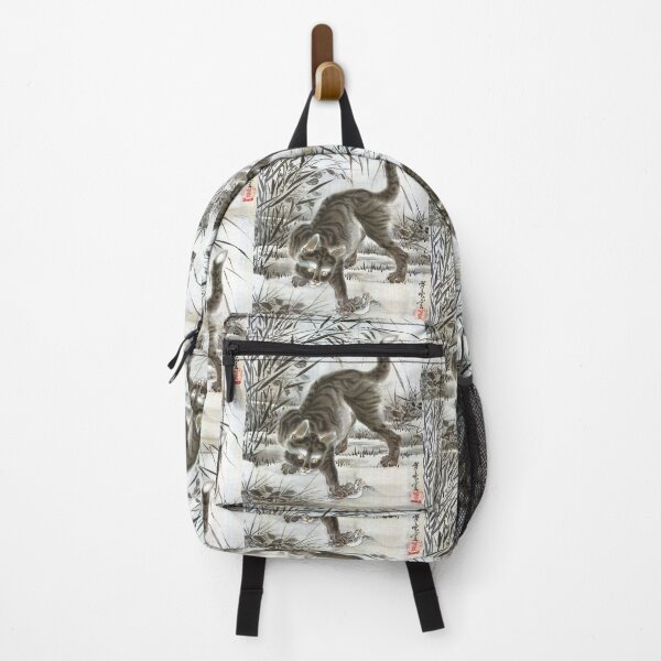 Item preview, Cat Catching a Frog - Japanese Painting designed and sold by xm-h.