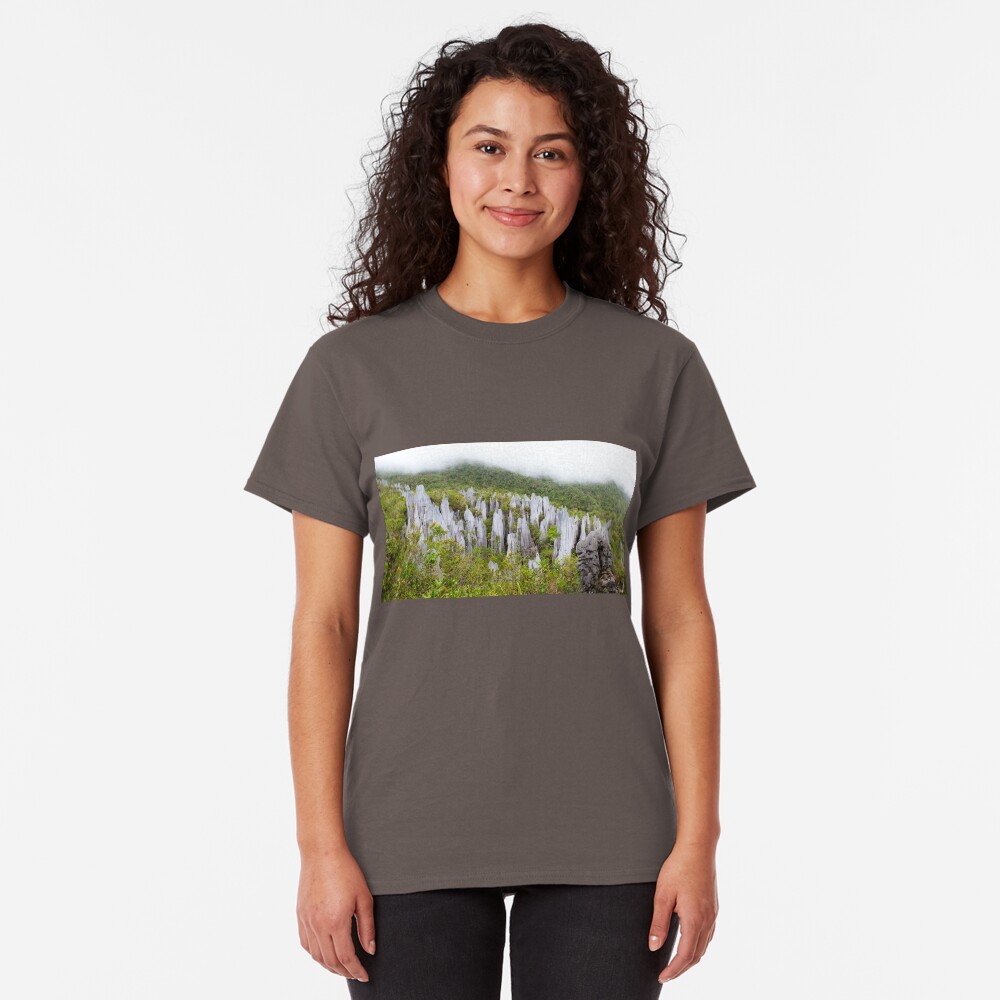 Limestone pinnacles at gunung mulu national park Classic T-Shirt