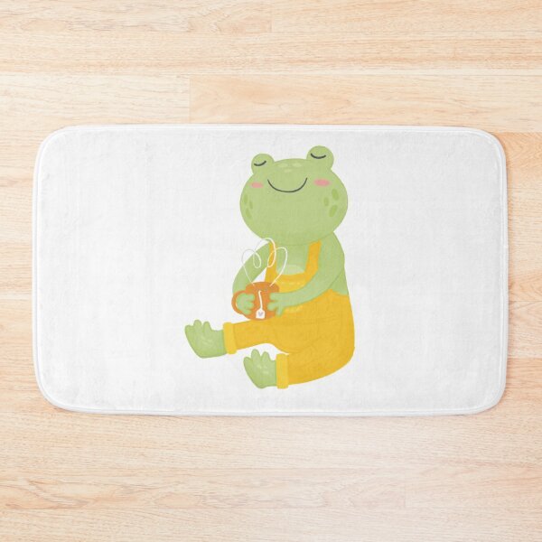 Item preview, Frog with a Cup of Tea designed and sold by SleepyLilSloth.
