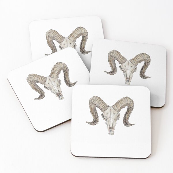 Item preview, Sheep Skull Sticker designed and sold by JAMEROCK.