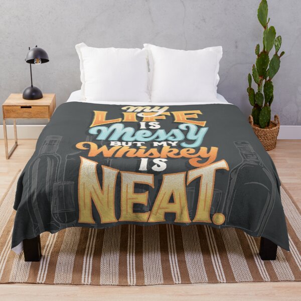 Item preview, Life is Messy Whiskey is Neat designed and sold by polliadesign.