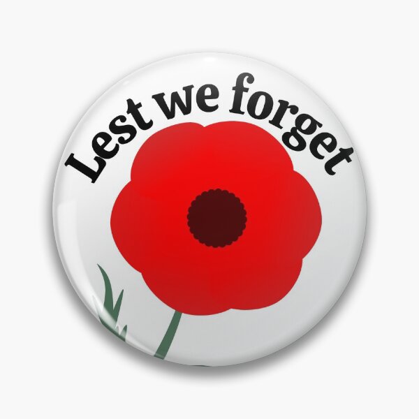 Item preview, Remembrance Day Lest We Forget Poppy  designed and sold by JosTees96.